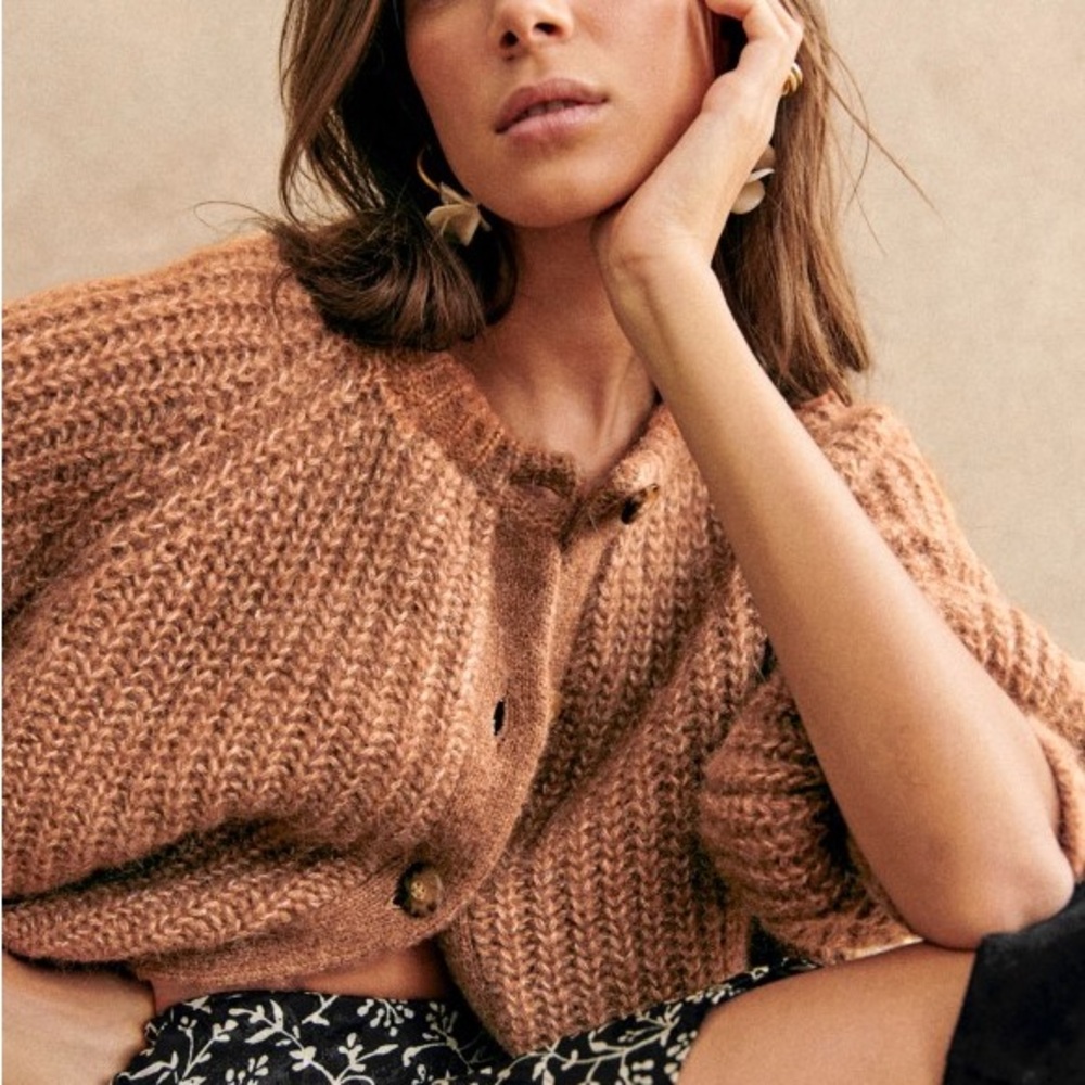 NWOT Sezane Emile Cardigan - Picture 3 of 11